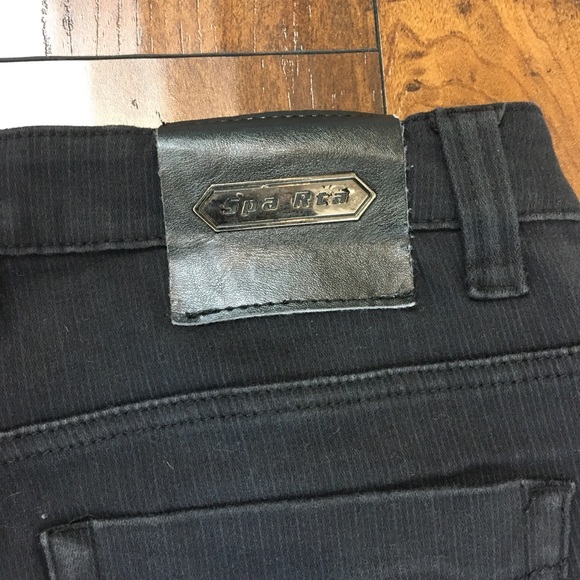 SPARTA DENIM JEANS Black Men’s Size 33 Button Fly *Hemmed*. - Picture 14 of 15